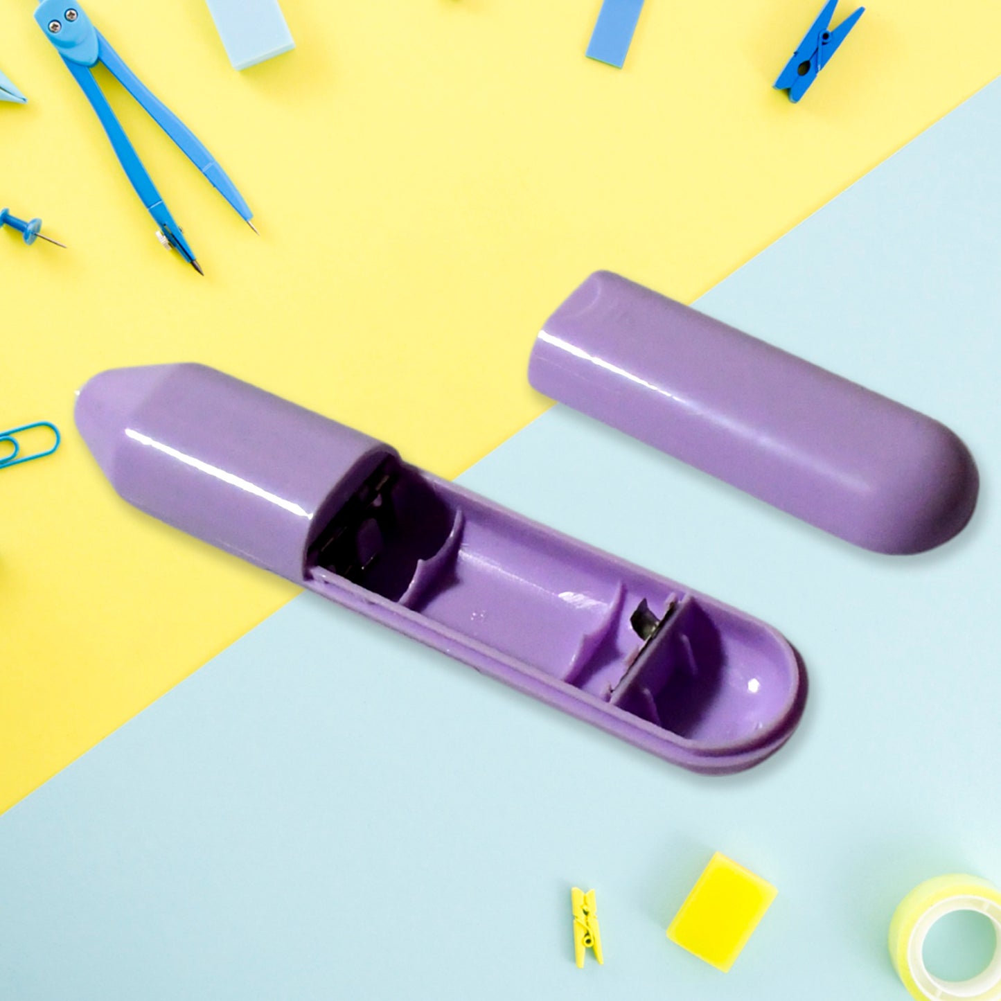 Electric Eraser Kit Automatic Pencil Eraser Battery Operated With 10 Eraser Refills Suitable For Use With Graphite Pencils Drawing Painting Sketching Drafting Supplies Stationery Child Gifts (Battery Not Included) - Happy Price - Image 4