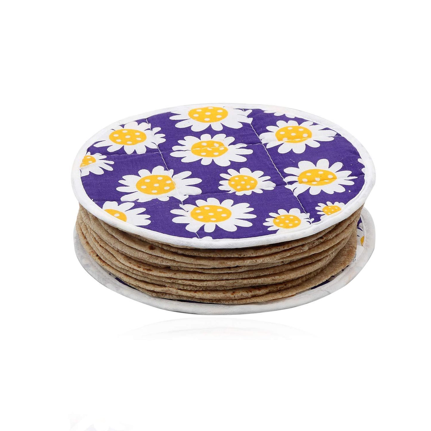 Hygienic Round Roti & Chapati Cover - Cotton, Washable & Reusable - Happy Price - Image 2