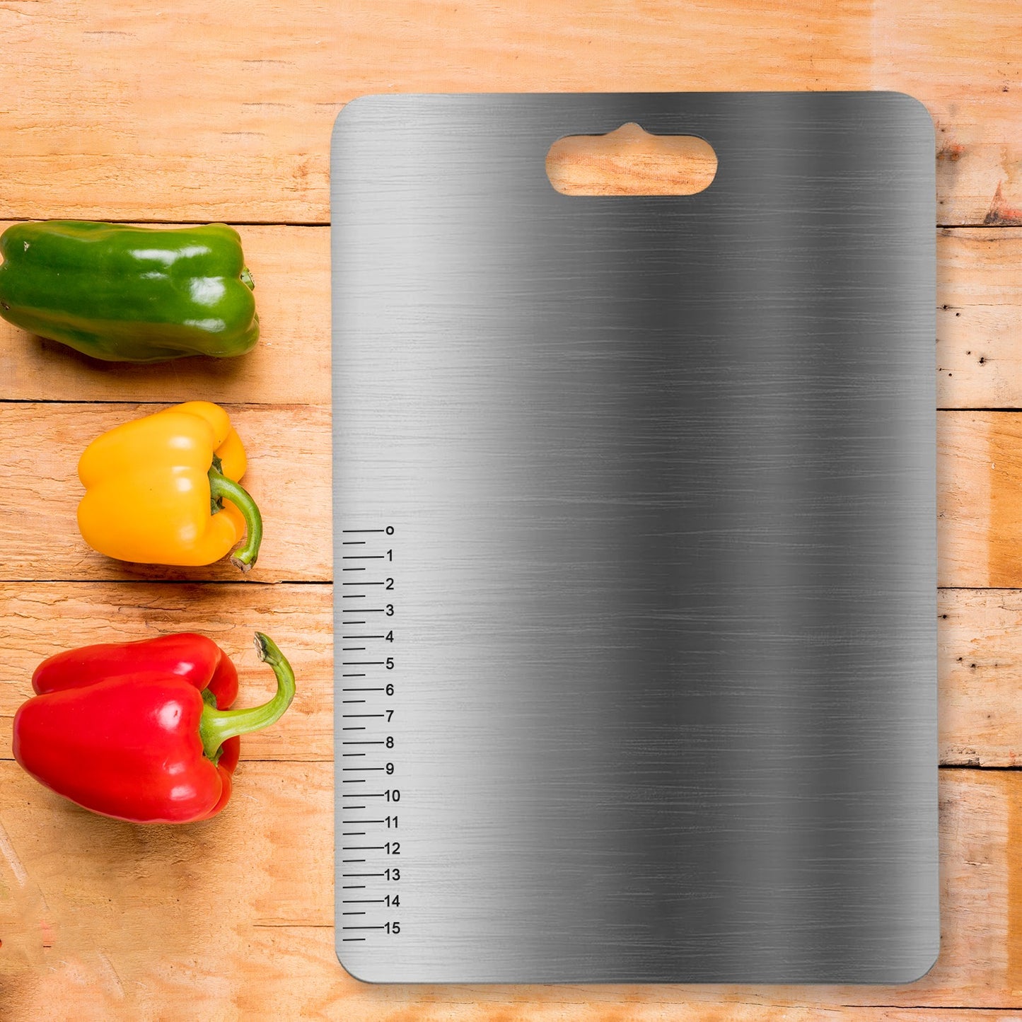 Stainless Steel Vegetable  Fruit Cutting Chopping Board (3120 Cm  1 Pc) - Happy Price - Image 2