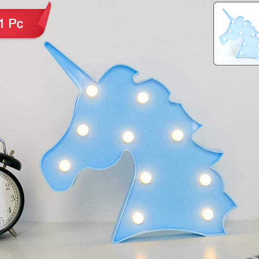 Unicorn Shaped LED Decorative Night Light - 1 Pc - Happy Price - Image 1