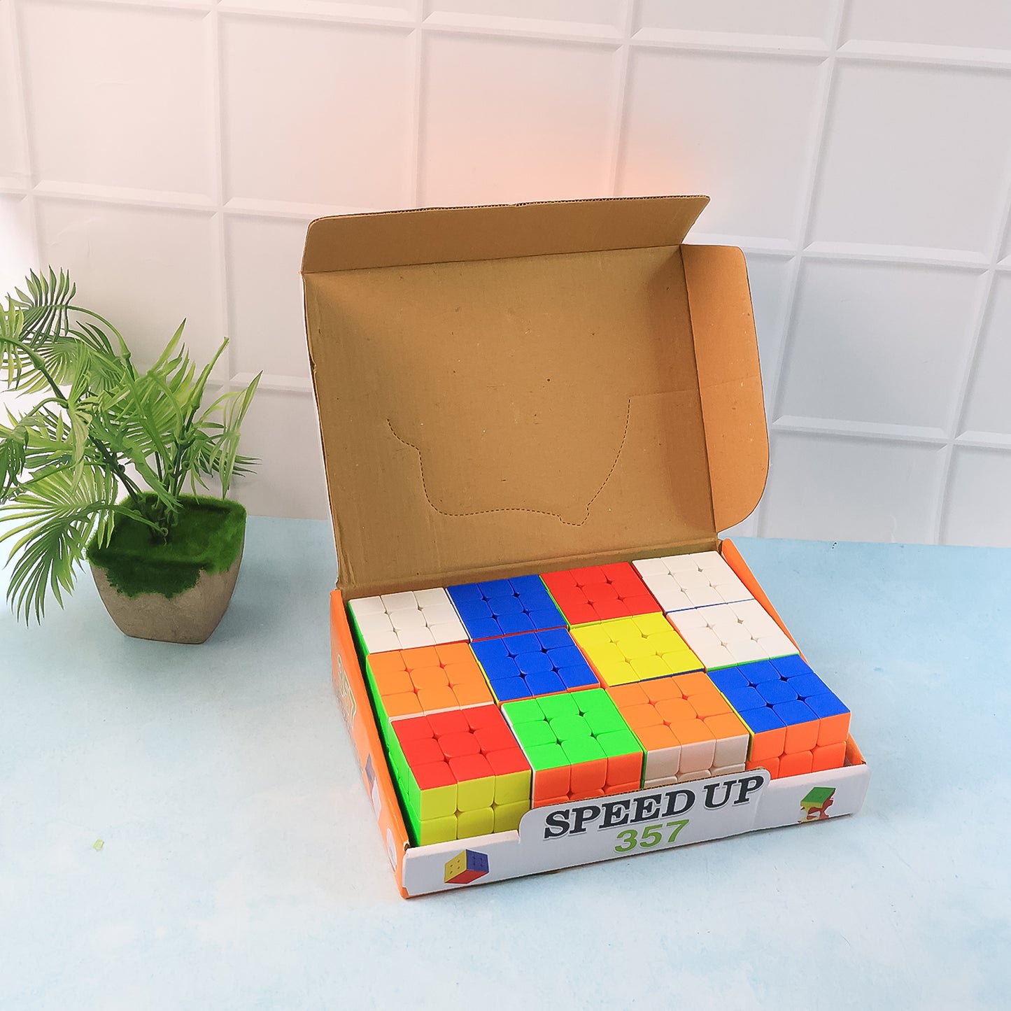 Set of 12 Speed Cubes 3x3x3 - Brain Teaser Puzzles for Kids & Adults - Happy Price - Image 5