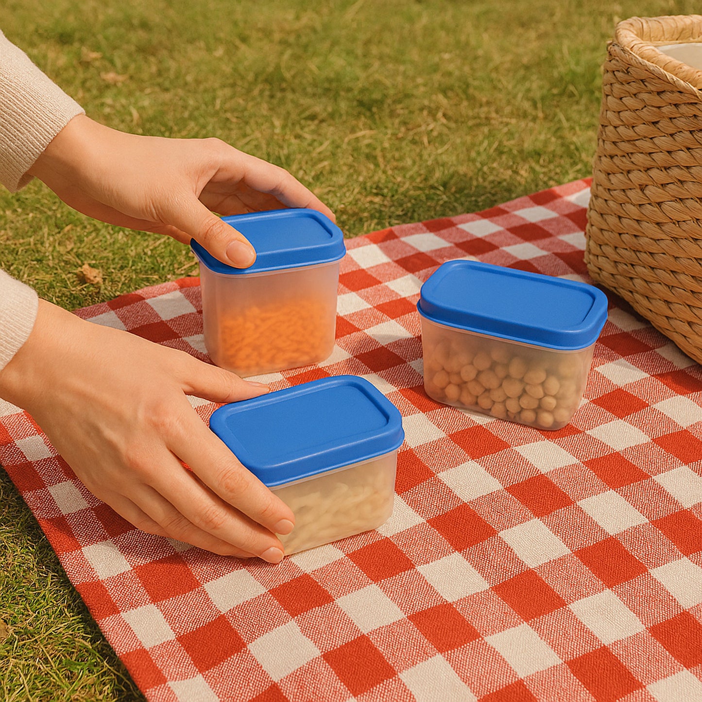 Apex Glory Plastic Storage Container Box Set (4 Pc) - Happy Price - Image 6