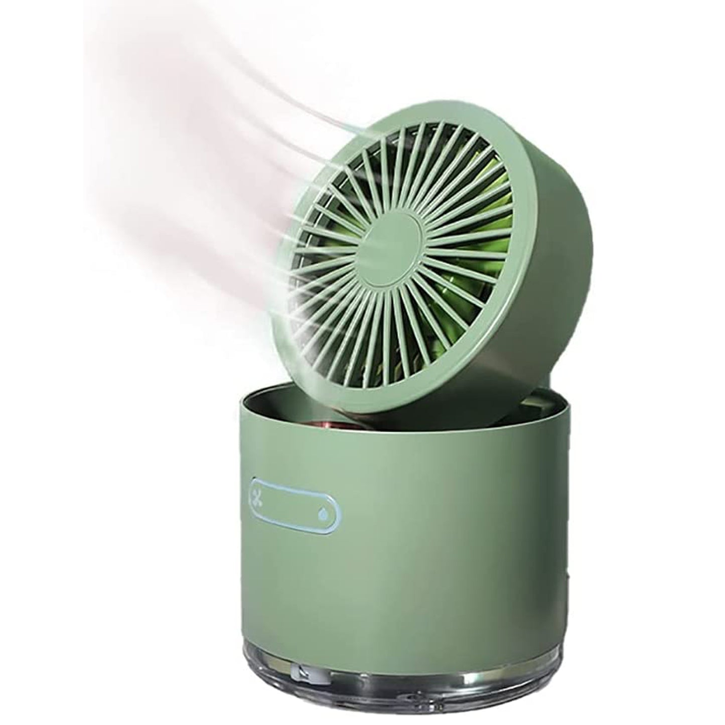 Mini Desktop Cooling Fan Automatic Shaking Head Rotating Spray Humidifier Fan Water Cooling Small Fan Desktop Mini Air Conditioning Fan With Small Water Tank (Battery Not Include) - Happy Price - Image 4