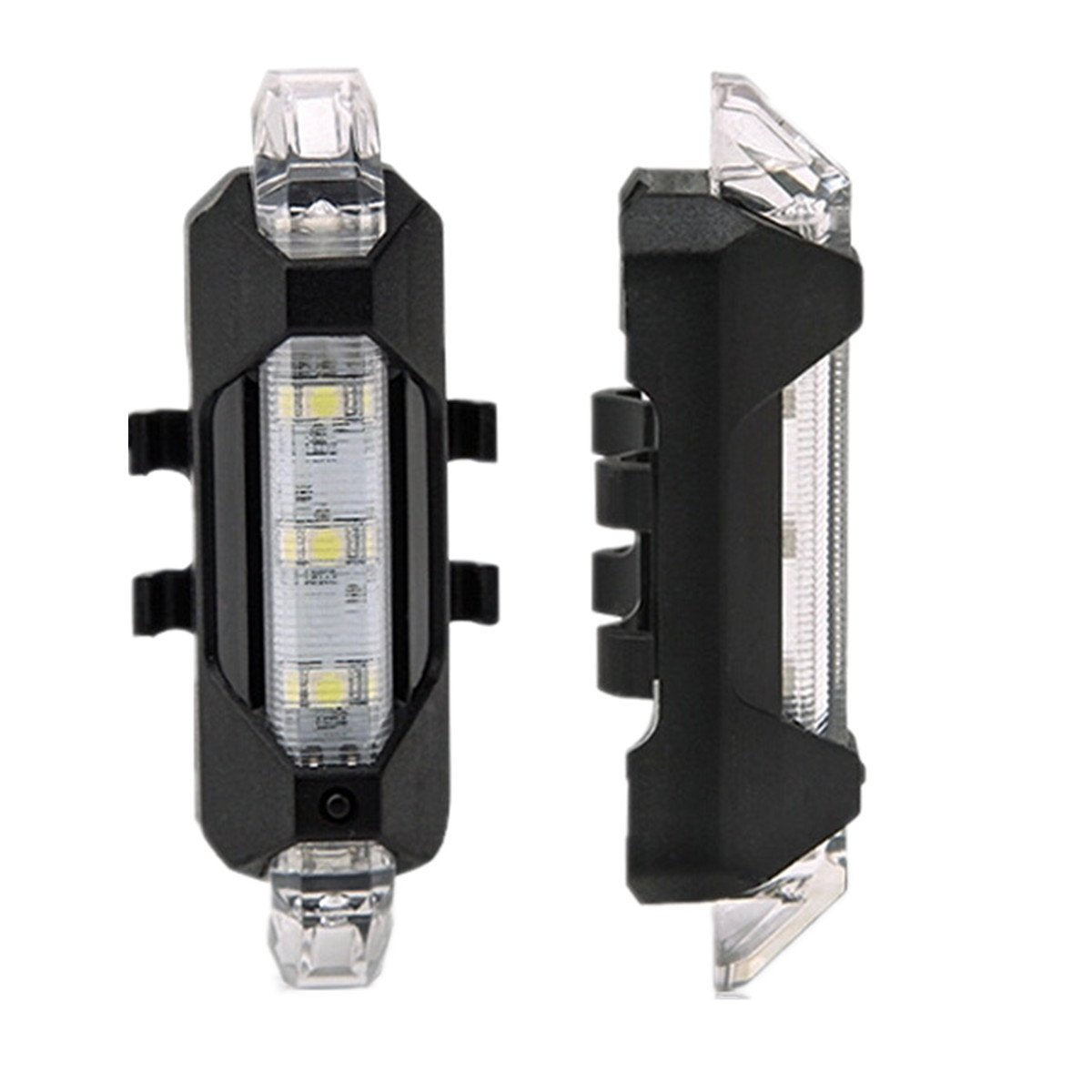 Rechargeable Waterproof LED Bike Front Light - White - Happy Price - Image 1