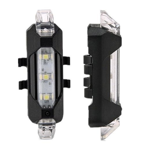 Rechargeable Waterproof LED Bike Front Light - White - Happy Price - Image 1