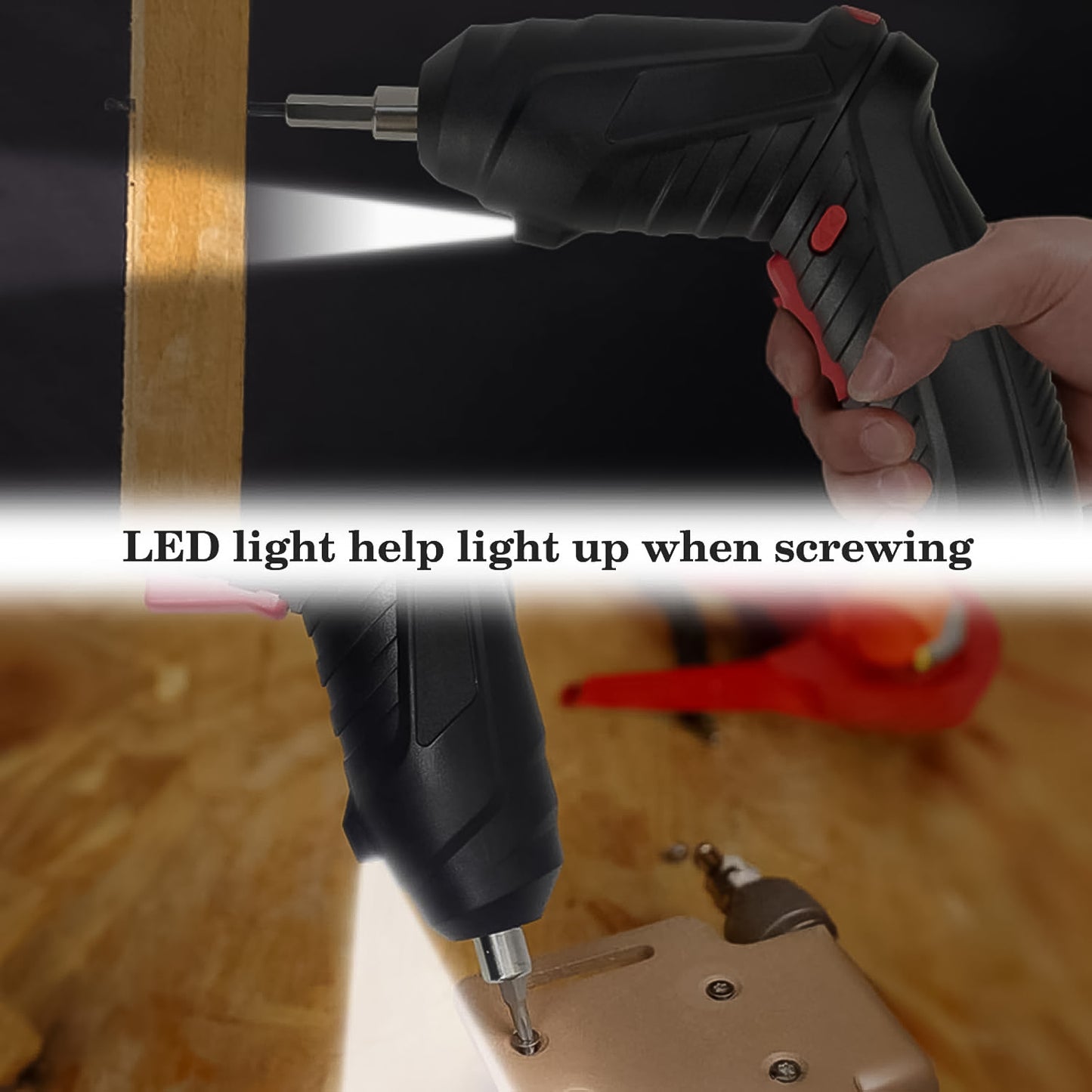 Small Screwdriver With Led Light Screwdrivers Bit Set (48 Pcs Set) - Happy Price - Image 4