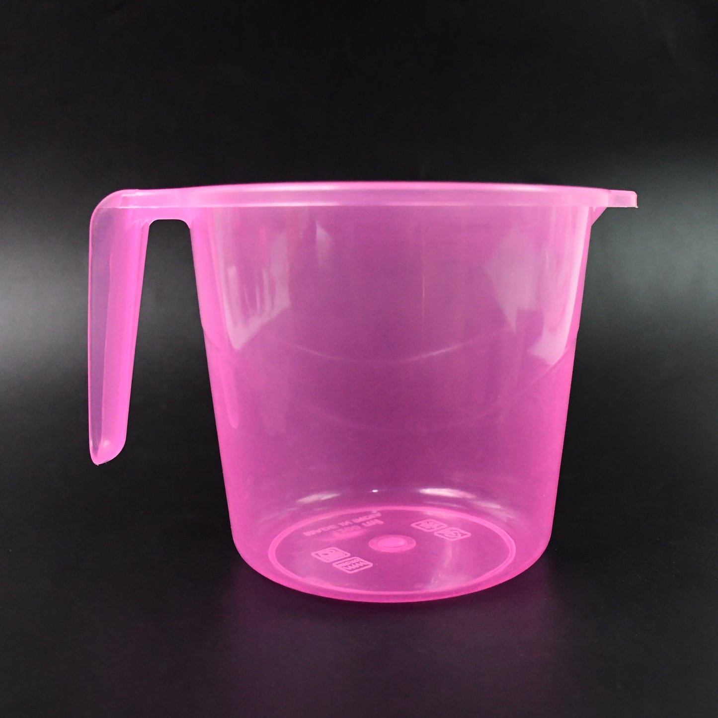 Plastic Round Transparent Bath Water Mug (1 Pc  1200 Ml  Mix Color) - Happy Price - Image 6