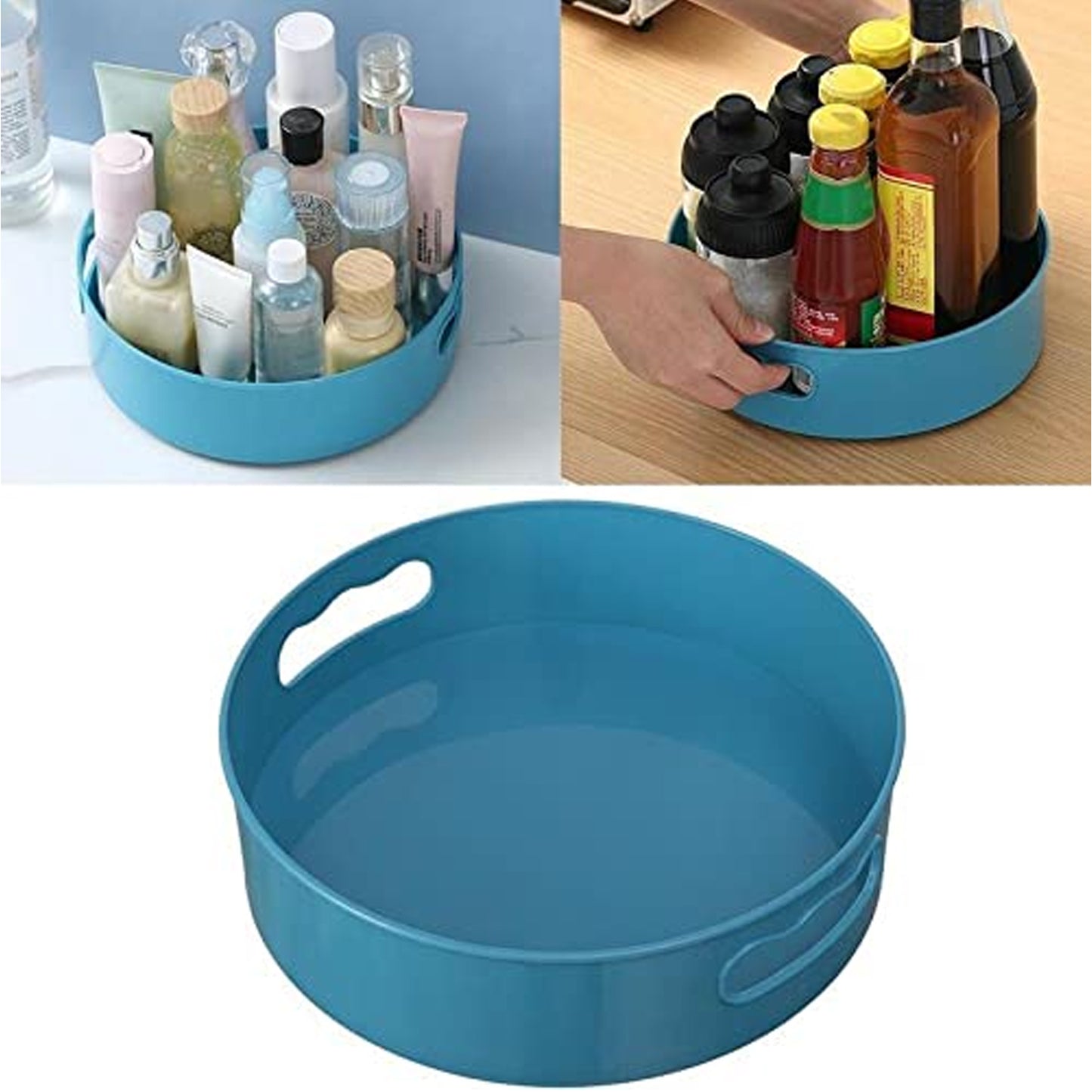 360 Degree Rotating Storage Turntable Tray for Kitchen & Dining - Happy Price - Image 4