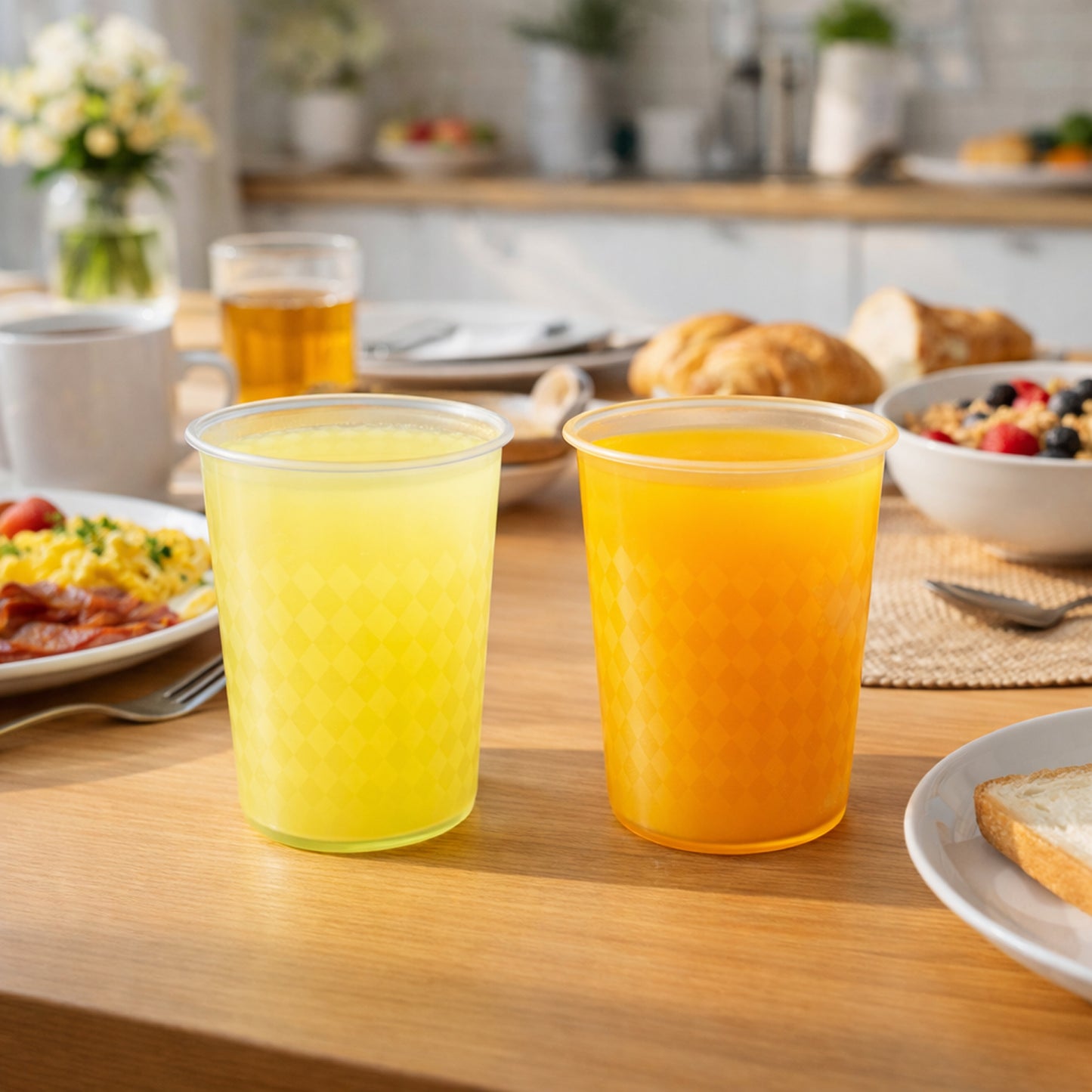 Reusable Plastic Drinking Glass, 200 ML Approx, 1 Pc, Mix Color - Happy Price - Image 6