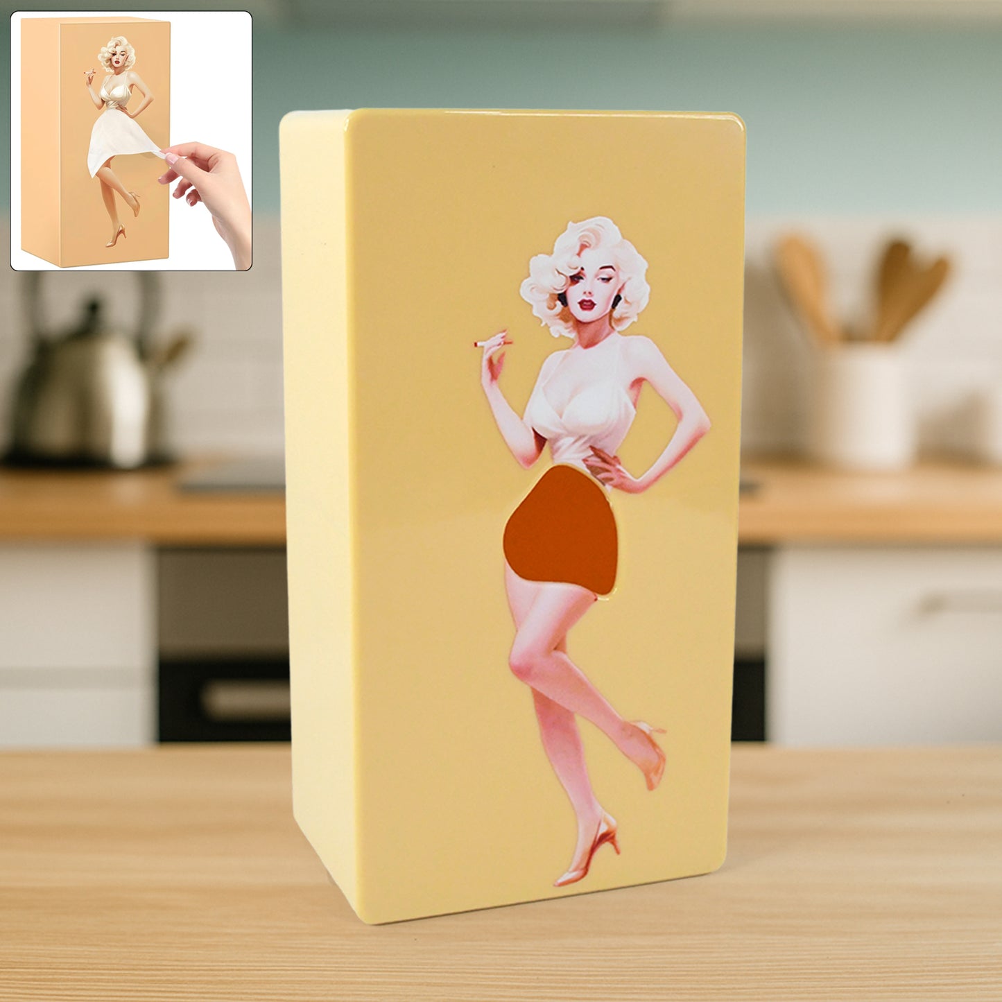 Plastic Creative Tissue Dispenser Box (1 Pc) - Happy Price - Image 6