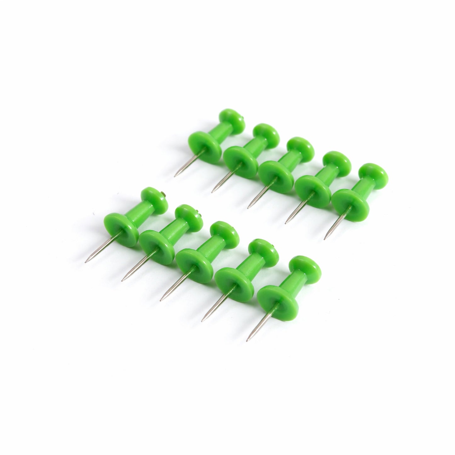 Green Plastic Head Push Pins for Notice Boards - Pack of 10 Pc - Happy Price - Image 4