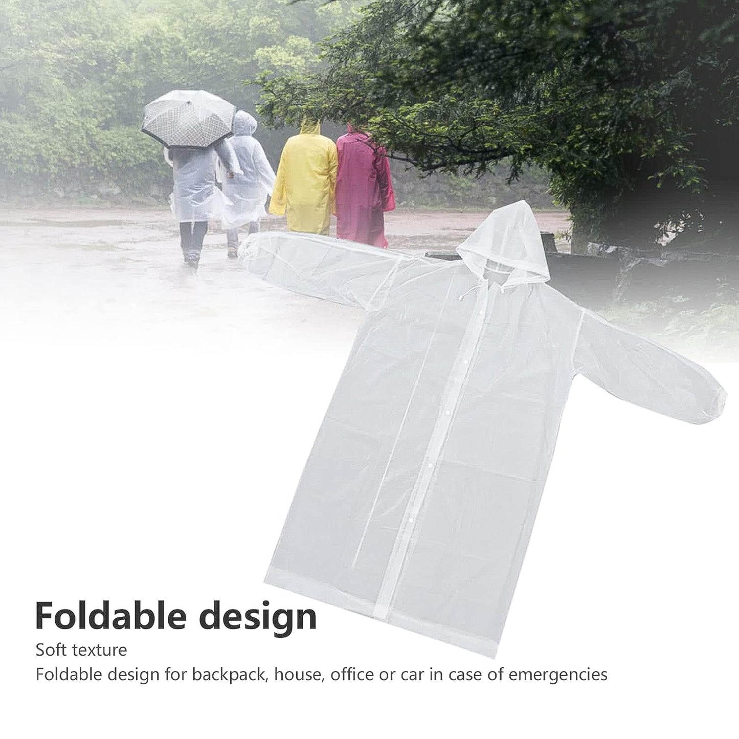 Eva Portable Rain Coat Raincoat Waterproof (1pc) - Happy Price - Image 4