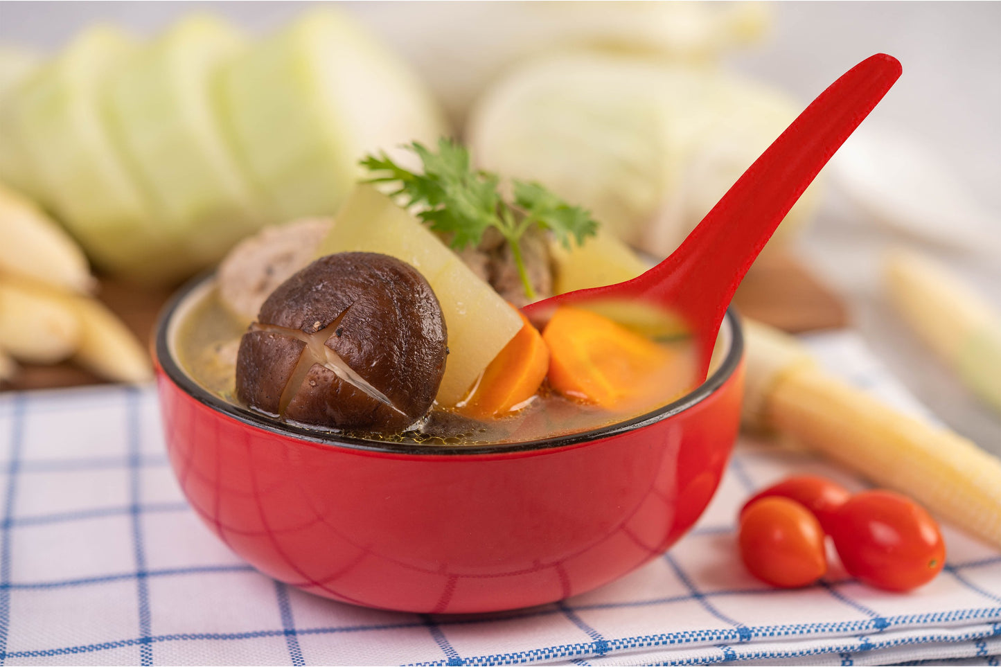 Microwave Safe Unbreakable Colorful Soupdessert Spoons Food Grade Set Of 6 Pcs - Happy Price - Image 2