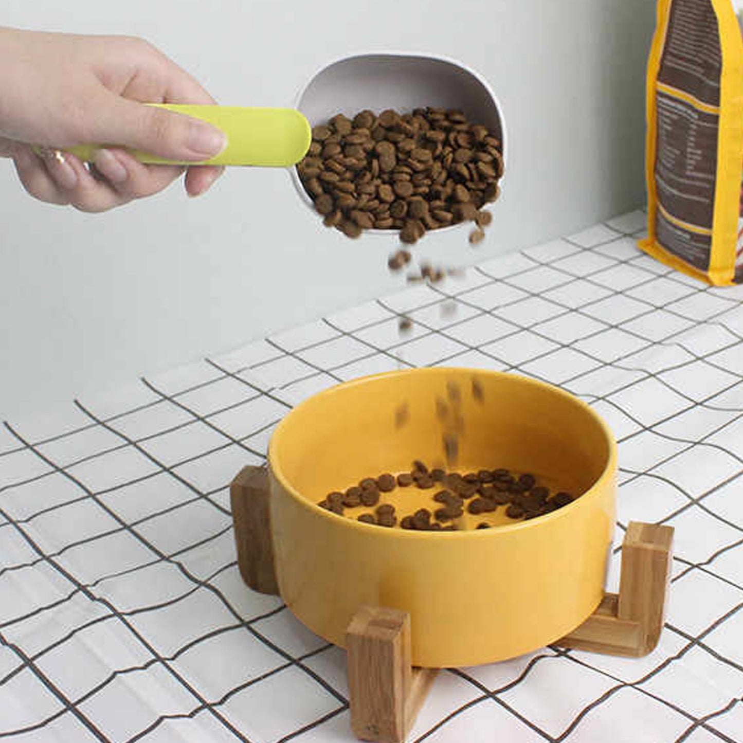 Handle Clip Function Design Abs Food-grade Materials Pet Food Shovel - Happy Price - Image 2