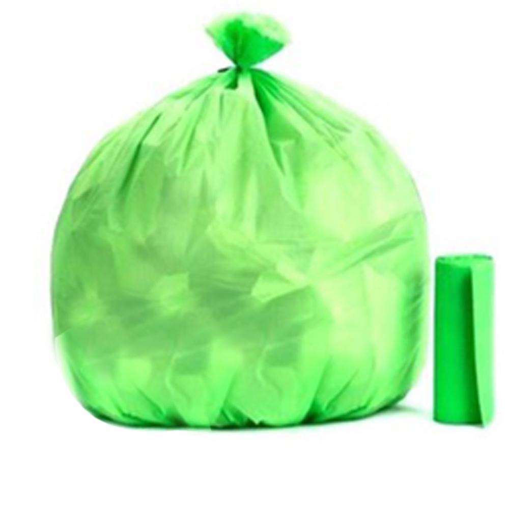 Bio-degradable Eco Friendly Garbagetrash Bags Rolls (19 X 21) (Green) - Happy Price - Image 4