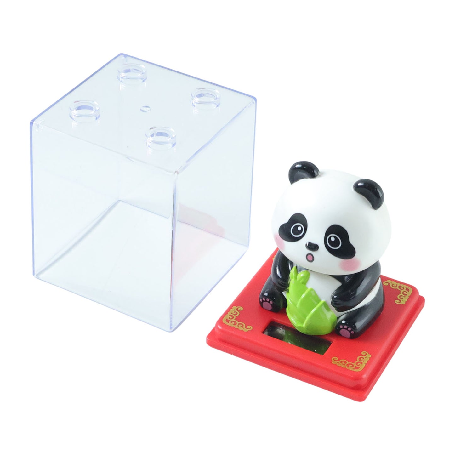 Solar Powered Panda Showpiece with Moving Head - 1 Pc - Happy Price - Image 4