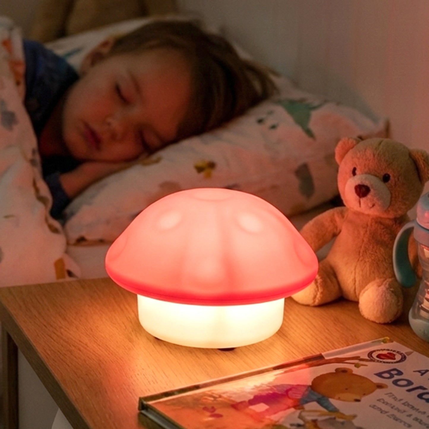 Mushroom Shaped LED Night Light - Soft Glow, Energy Saving (1 Pc, Mix Color) - Happy Price - Image 2