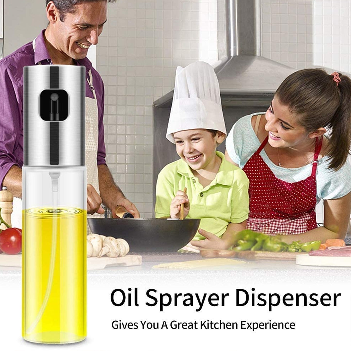 Oil Sprayer Dispenser Oil Versatile Glass Spray Bottle For Cooking  Multi Use Bottle - Happy Price - Image 6