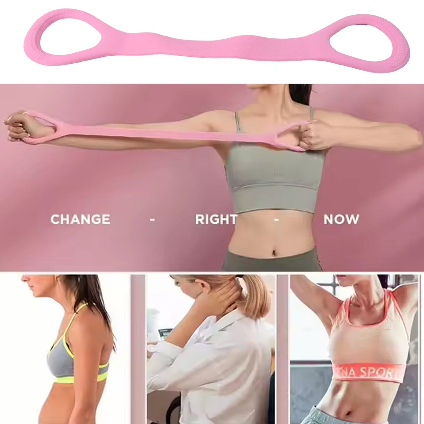 Silicone Resistance Bands Fitness Elastic Stretch (1 Pc) - Happy Price - Image 3