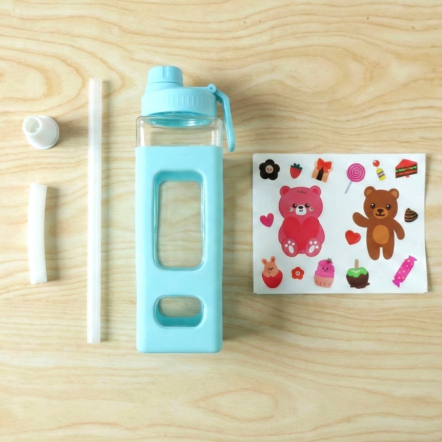 900 ML Leak-Proof Plastic Water Bottle with Protective Sleeve - Happy Price - Image 5