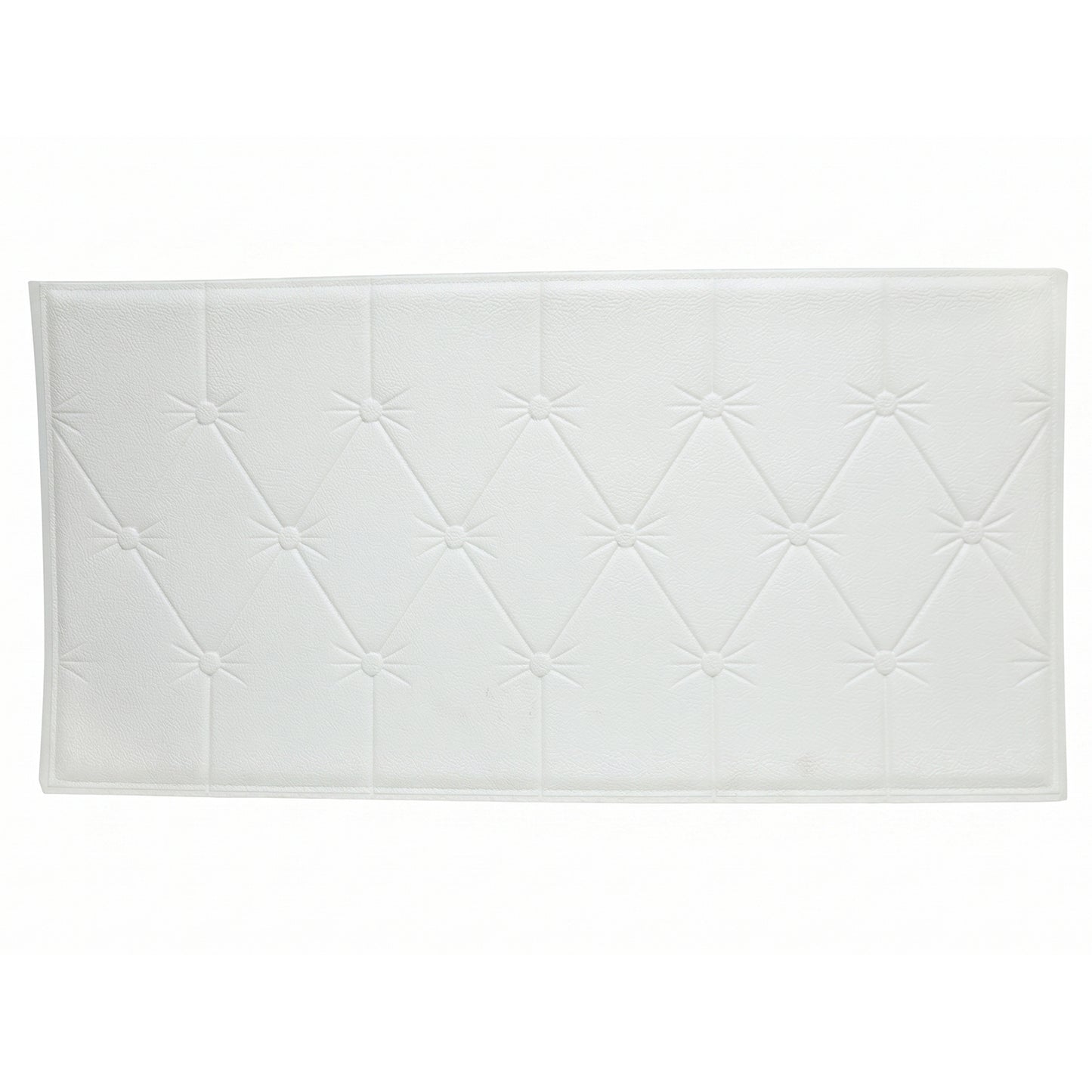Self Adhesive 3d Foam Wall Panel Cushion Wallpaper (1 Pc White 69x35 Cm)