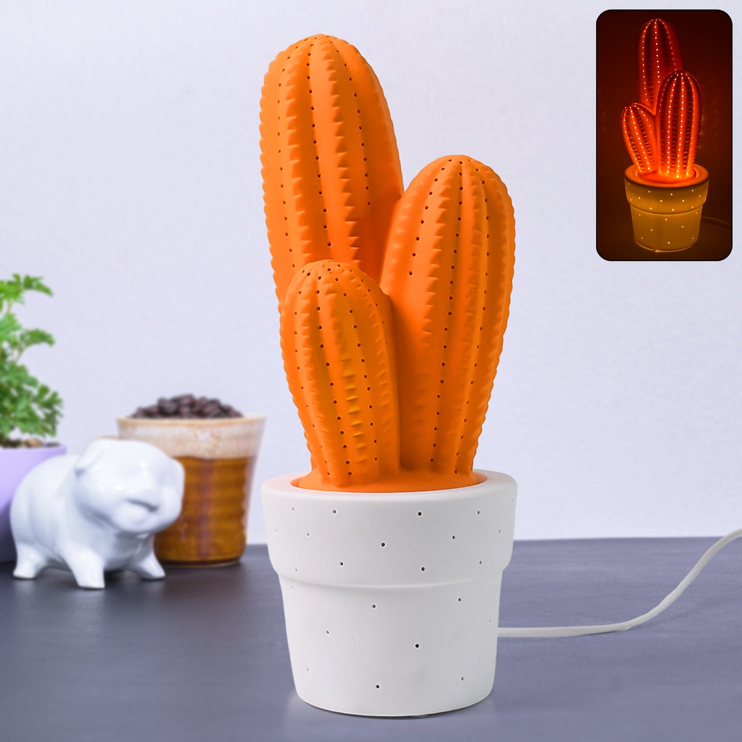 Elegant Ceramic Table Lamp for Home & Office (1 Pc) - Happy Price - Image 1