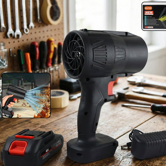 High-power Cordless Leaf Blower Fan With Rechargeable Battery (1 Pc)