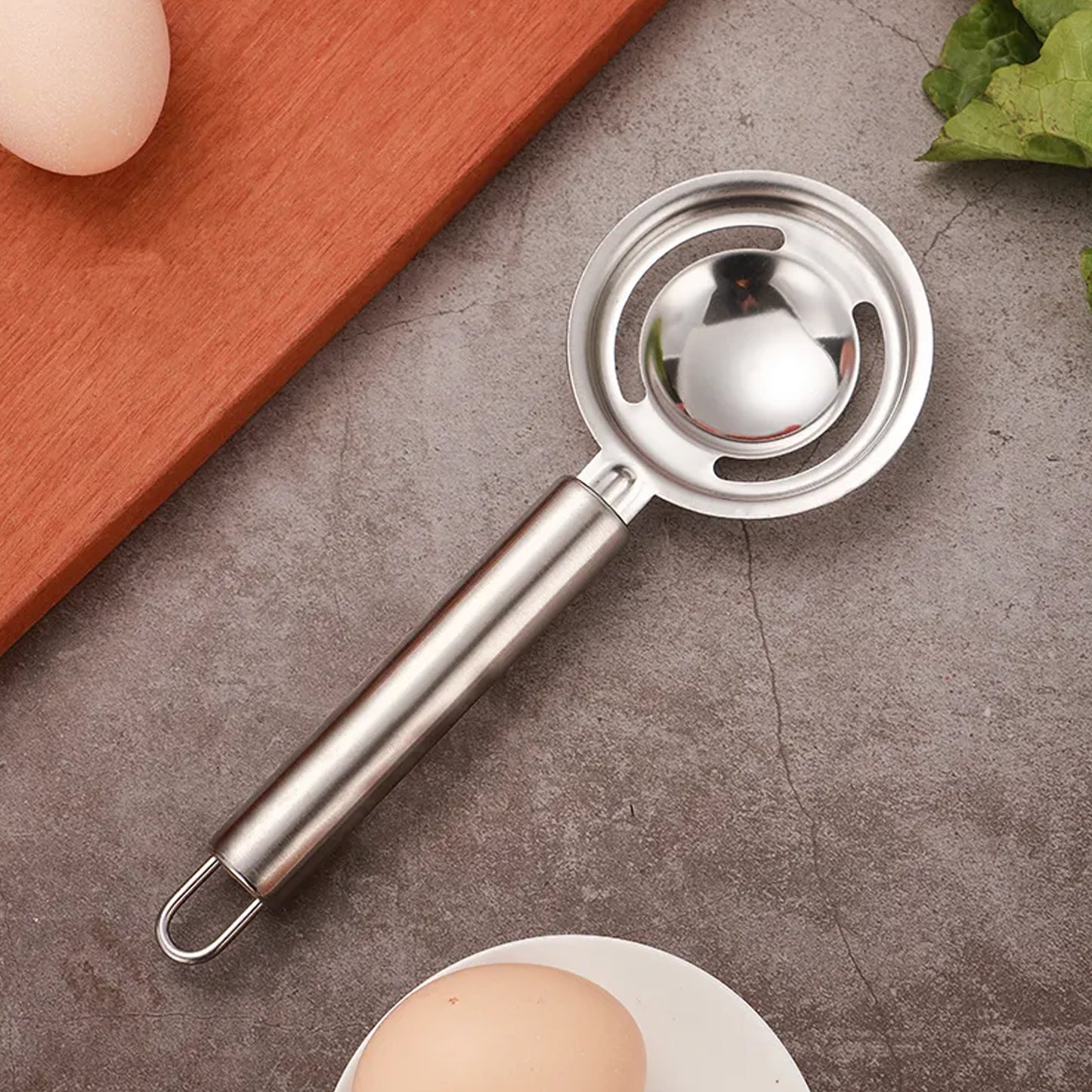 Stainless Steel Egg Separator for Kitchen - Easy Yolk and White Divider - Happy Price - Image 2