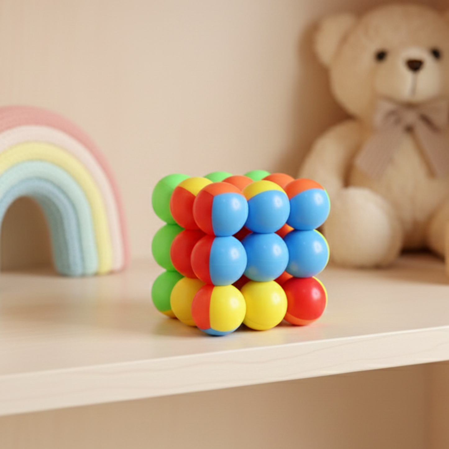 Speed Ball Cube Toy - 288 Balls for Cognitive Fun - Happy Price - Image 4