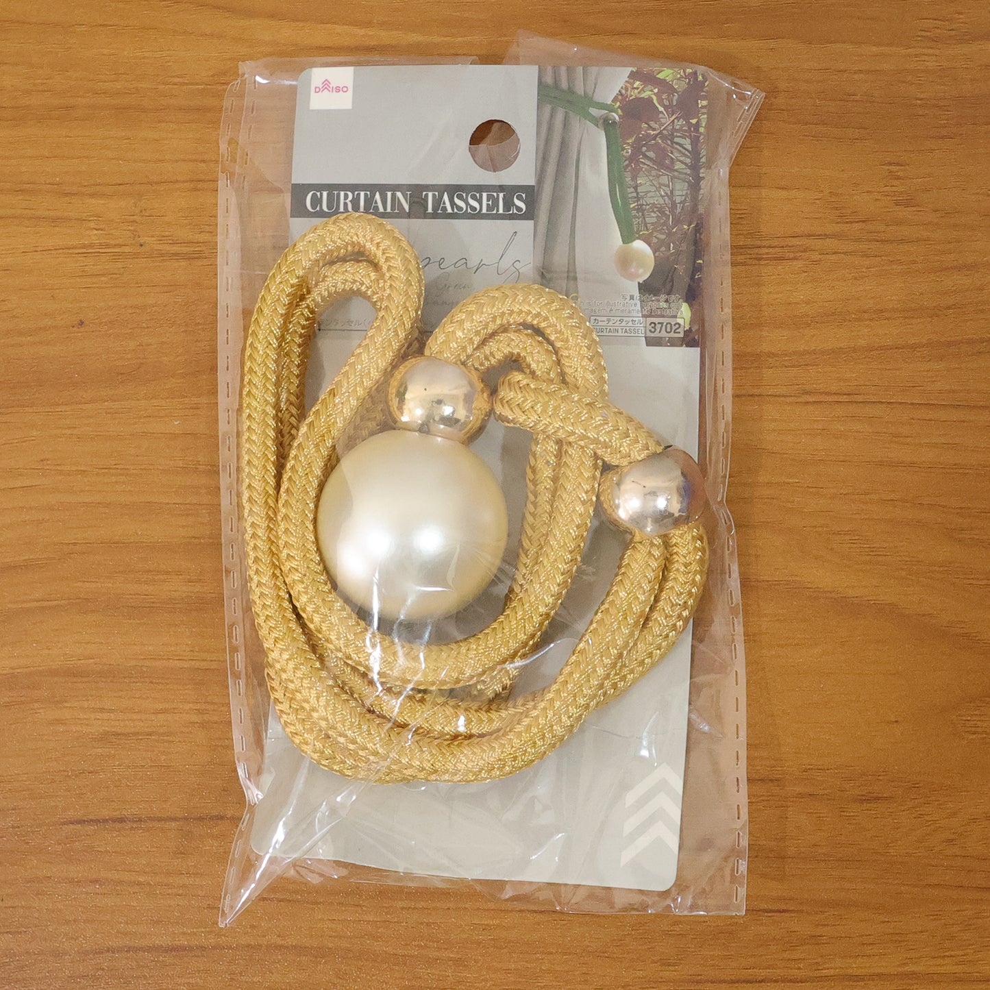 Decorative Curtain Tieback with Pearl Accent - 1 Pc - Happy Price - Image 7