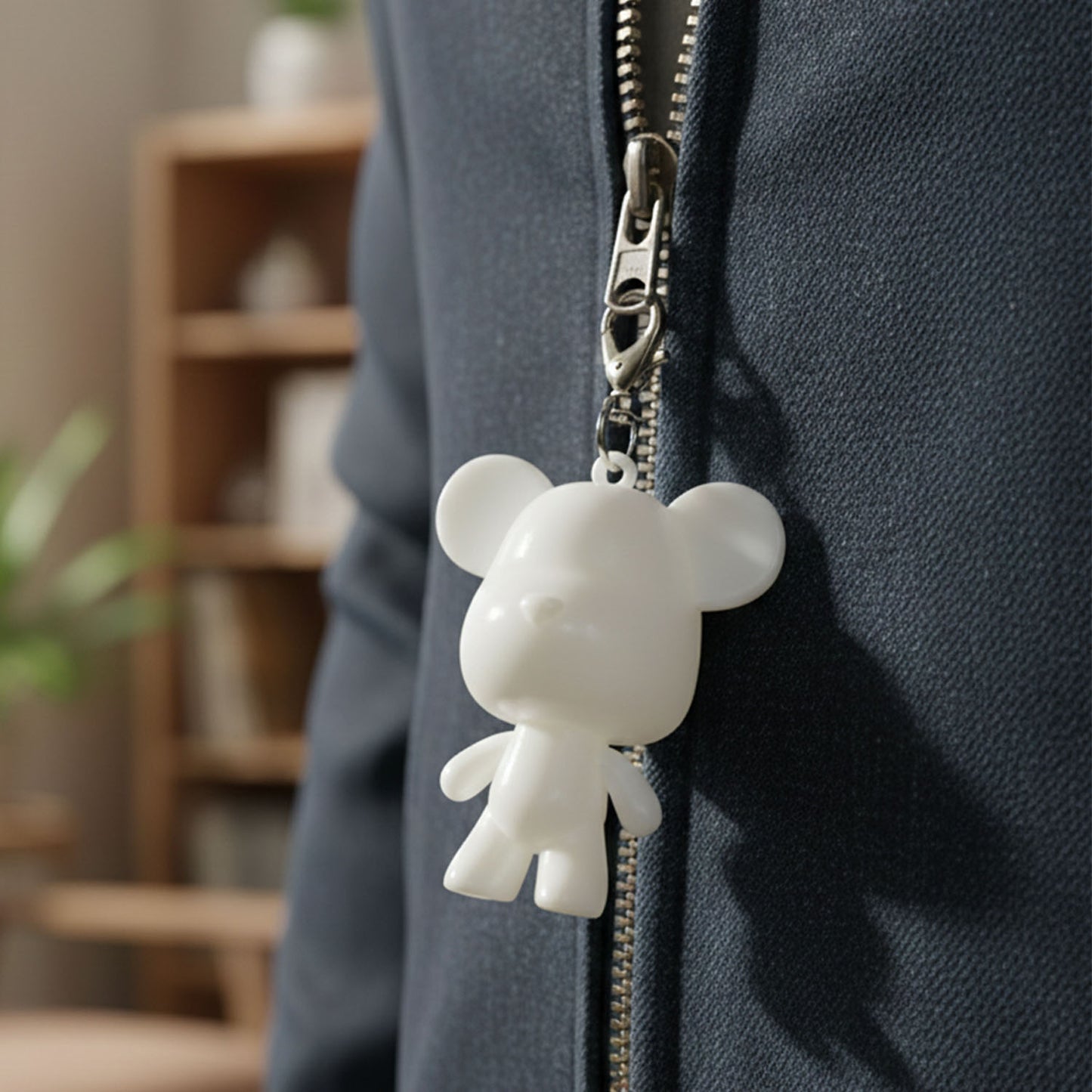 Cute Bear Character Keychain - Decorative Mini Figure for Bags & Keys (1 Pc) - Happy Price - Image 3