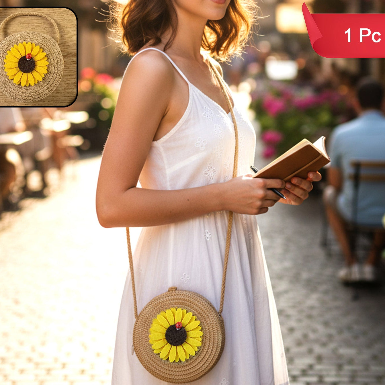 Cute Mini Round Women Crossbody Purse (1 Pc)