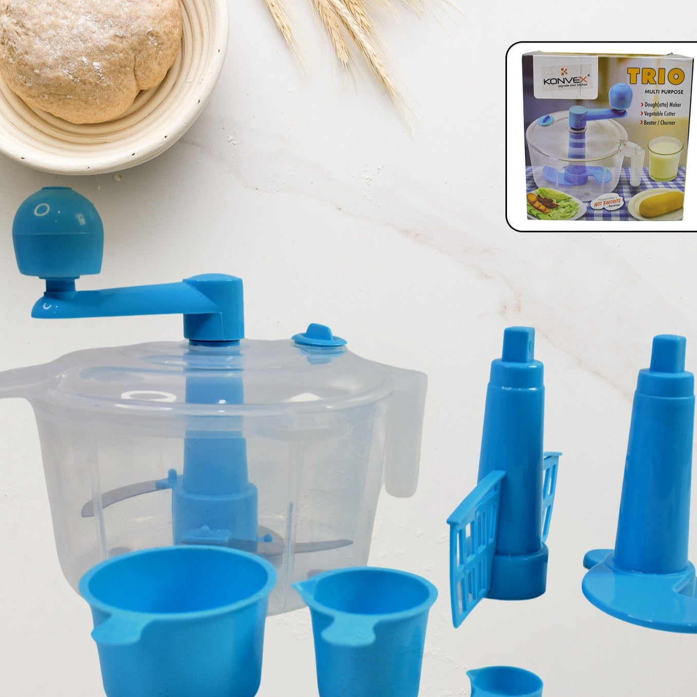 Dough Maker Machine With Measuring Cups (Aata Maker  1 Set) - Happy Price - Image 1