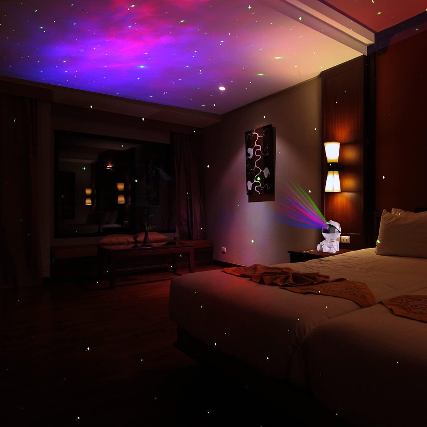 Astronaut Galaxy Projector Lamp with Remote - Star Nebula Night Light for Bedroom & Parties - Happy Price - Image 4