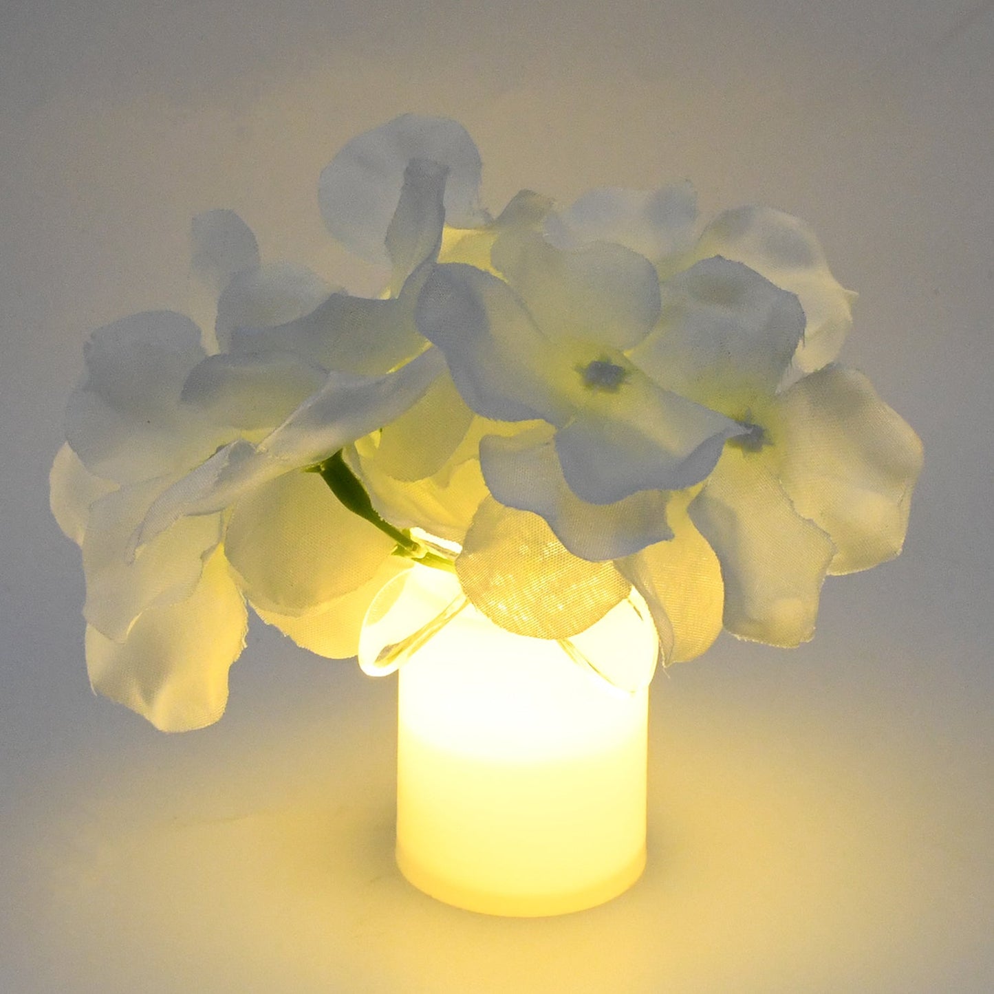 LED Mood Lamp with Flower Vase - Battery Operated Table Decor (1 Pc) - Happy Price - Image 2