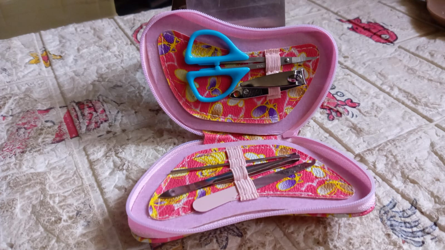 5 In 1 Stainless Steel Professional Manicure Set Nail Cutter For Women Nail Scissors Luxury Grooming Kit. - Happy Price - Image 7