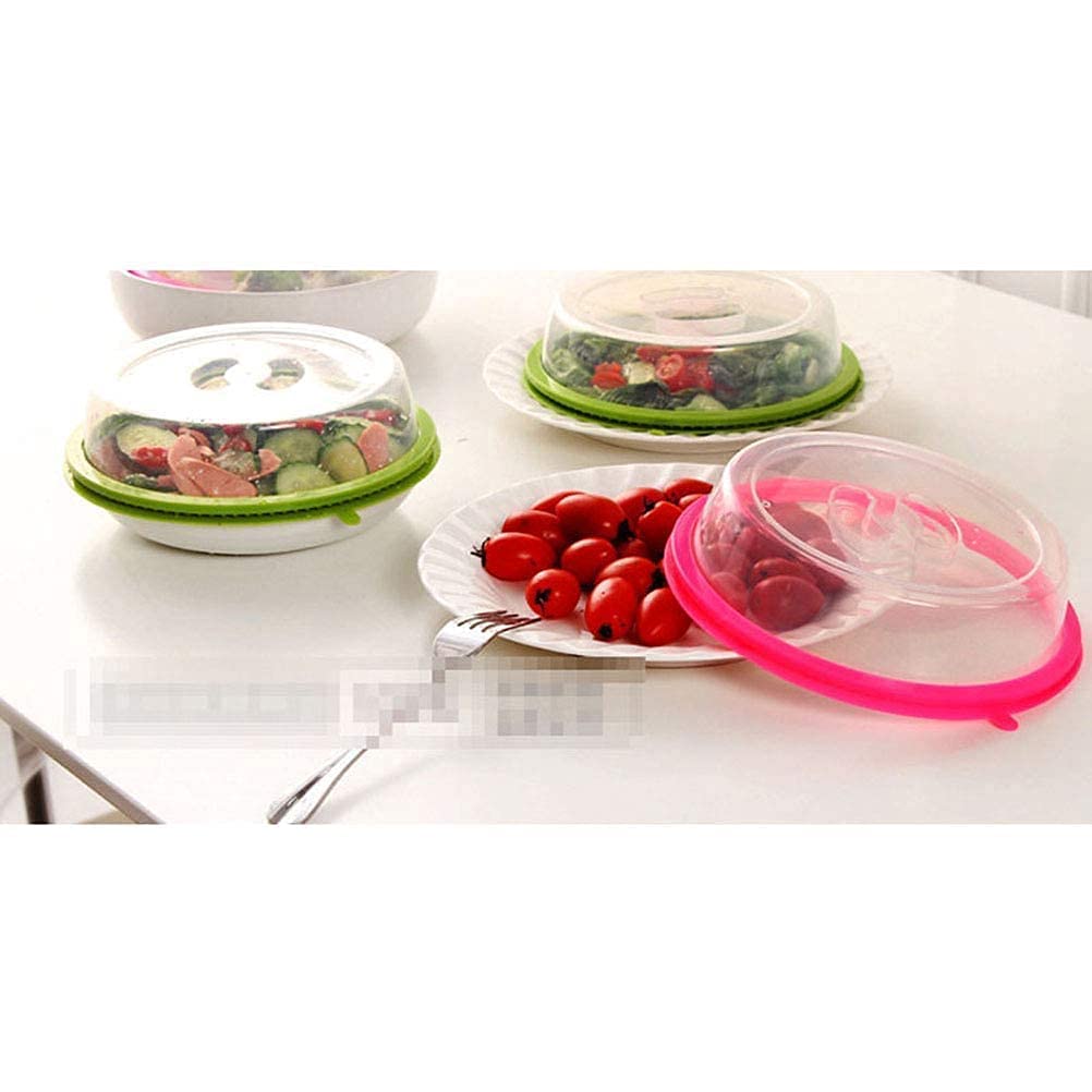 Air-tight Microwave Oven Dish Cover Microwave Splatter Cover Food Cover Microwave Food Plate Kitchen Plate Dish Lid Dishwasher Safe - Happy Price - Image 5