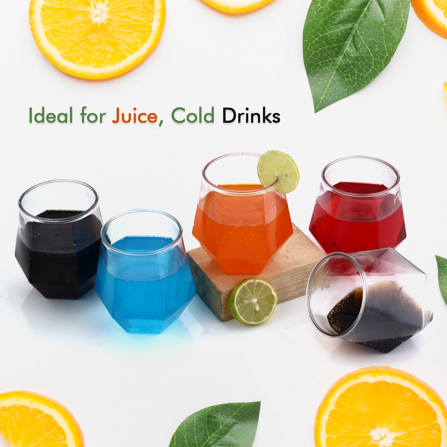 Premium Transparent Pilsner Glasses  Beer Juice Mocktail Lassi Glasses For Better Head Retention Aroma And Flavor  Crystal Plastic  Glass - Happy Price - Image 3