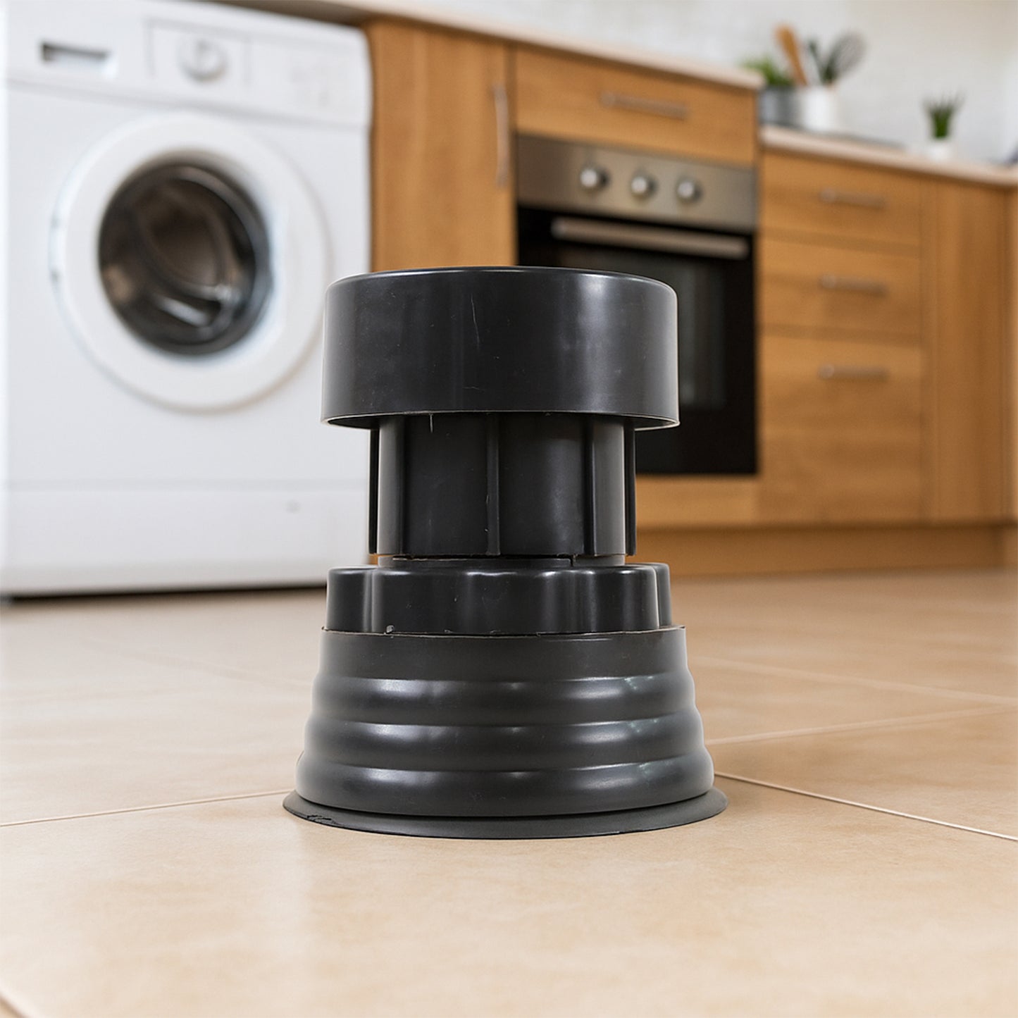 Adjustable Furniture & Washing Machine Risers - 4 Pc Set - Happy Price - Image 3