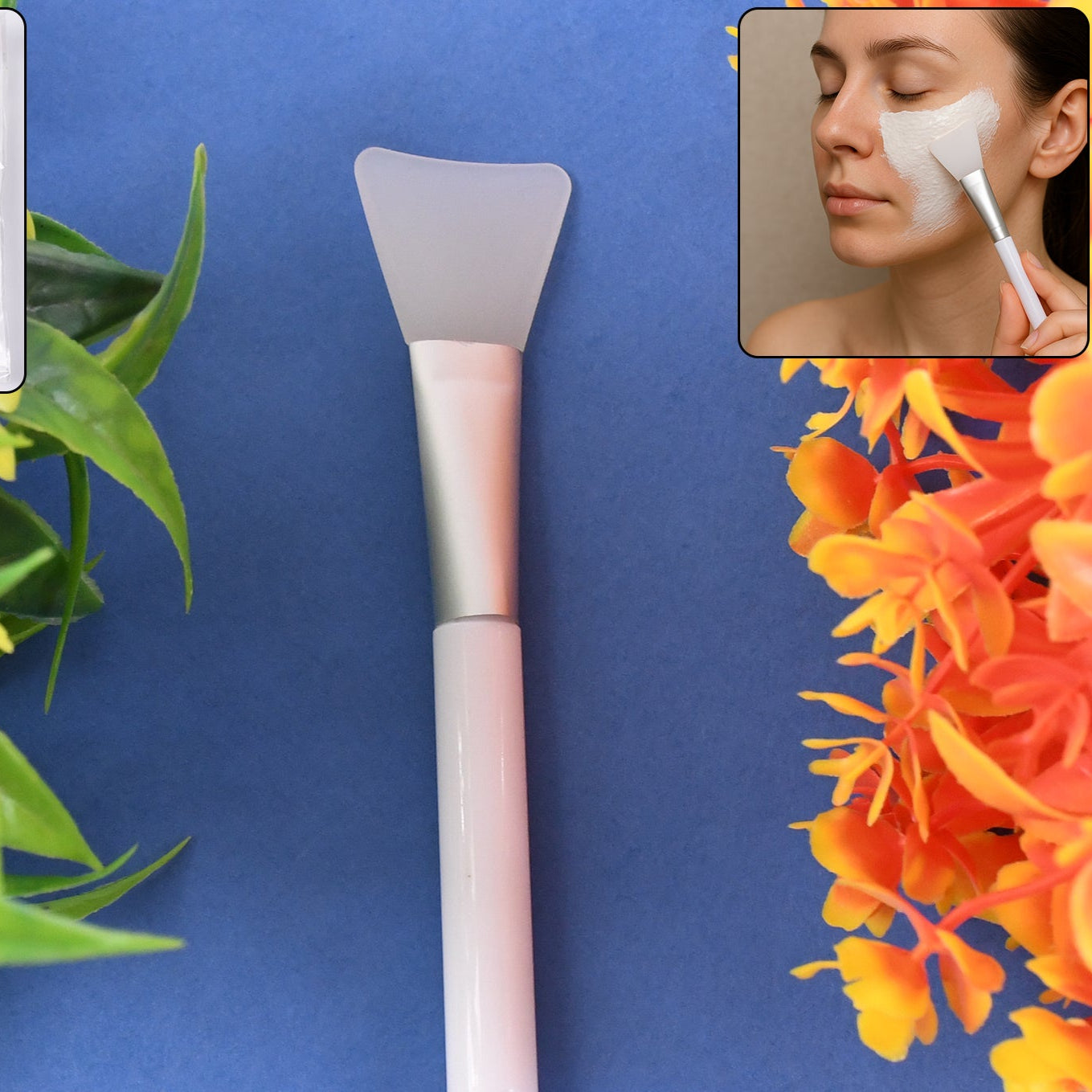 Silicone Face Mask Brush for Even Application - 1 Pc - Happy Price - Image 1