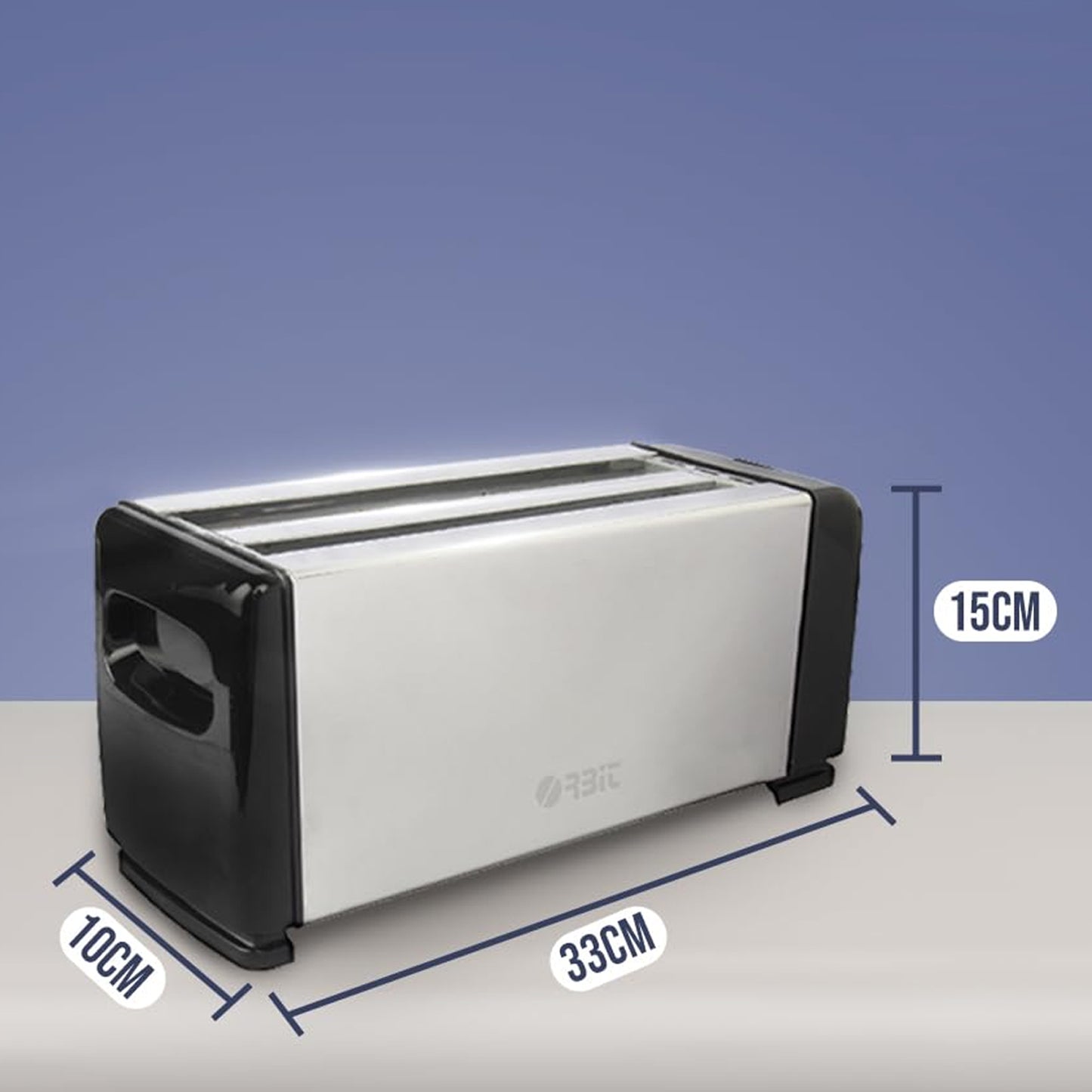 Orbit 1200W Stainless Steel Pop-Up Toaster with Adjustable Browning Control - 1 Pc - Happy Price - Image 4