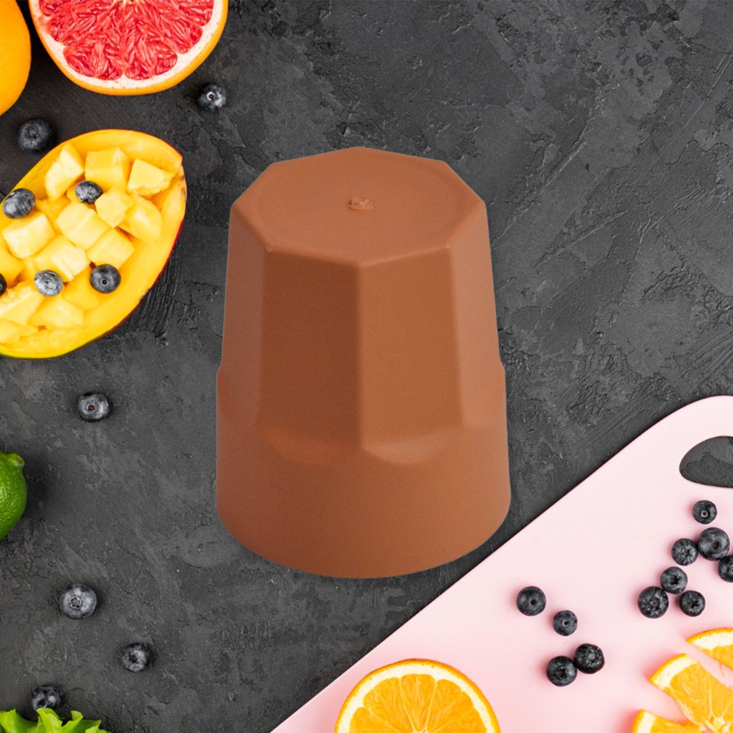 Plastic Tumblers Lightweight Cups  Glass Reusable Serving Drinking Cups (1 Pc) - Happy Price - Image 4