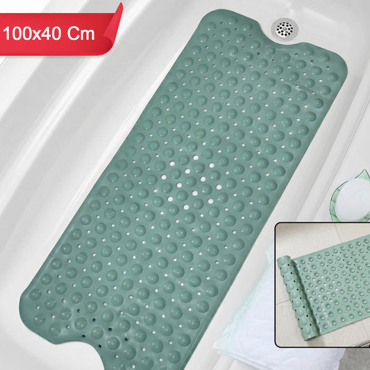 Non-slip Suction Cup Bath Mat (1 Pc 100x40 Cm)