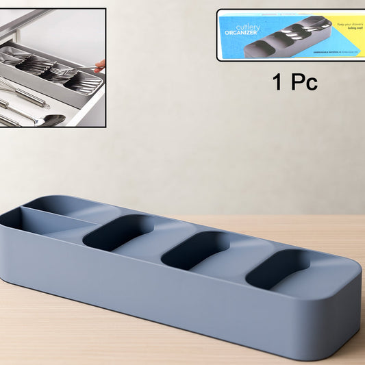 1 Pc Cutlery Tray Box Used For Storing Cutlery Items And Stuffs Easily And Safely. - Happy Price - Image 1