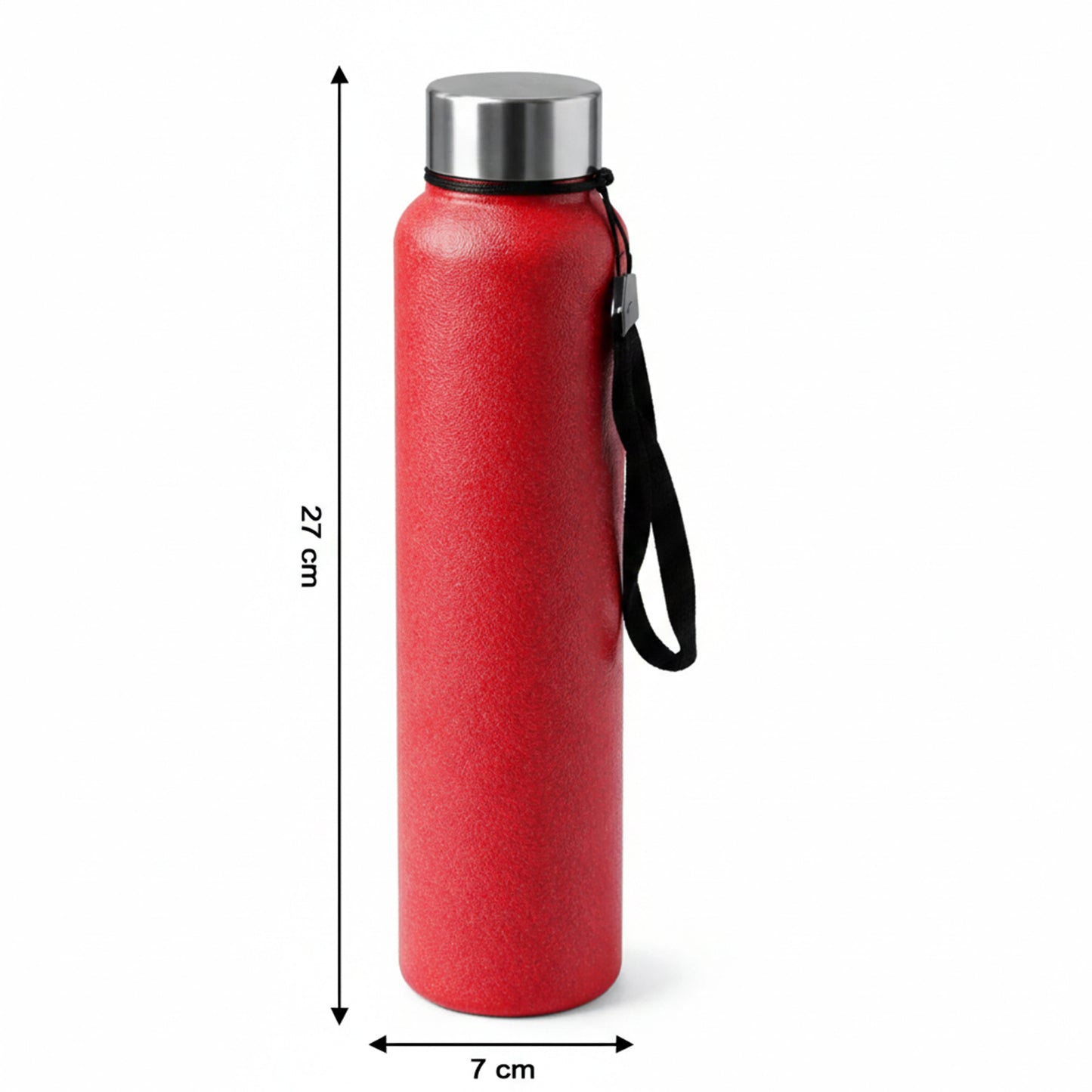 1000 ML Stainless Steel Water Bottle - Red Classic Design - Happy Price - Image 5
