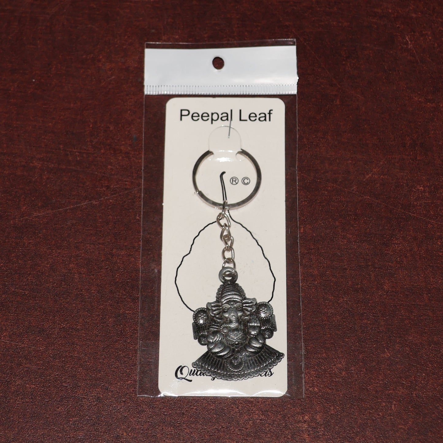 Lord Ganesha Sitting Design Metal Keychain (1 Pc) - Happy Price - Image 3