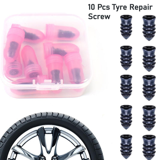 Tire Repair Rubber Nail Car Tire Repair Nails Tire Repair Pink (10 Pcs Set) - Happy Price - Image 1