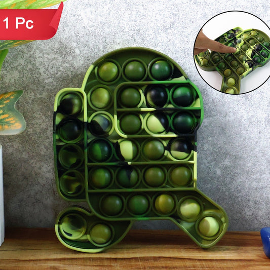 Silicone Pop It Fidget Toy - Fun Sensory Game for Stress Relief (1 Pc) - Happy Price - Image 1