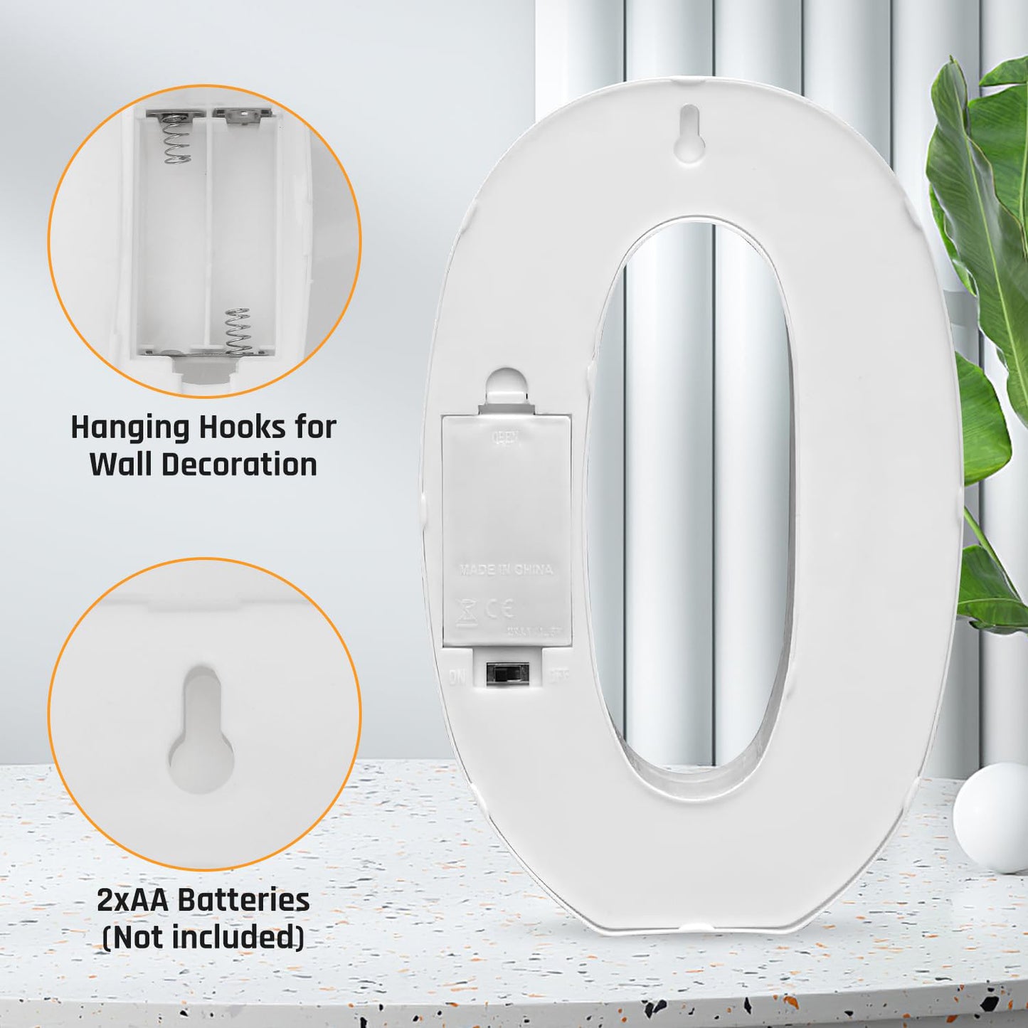 LED Decorative Night Light (1 Pc) - Battery Operated Accent Lamp - Happy Price - Image 3