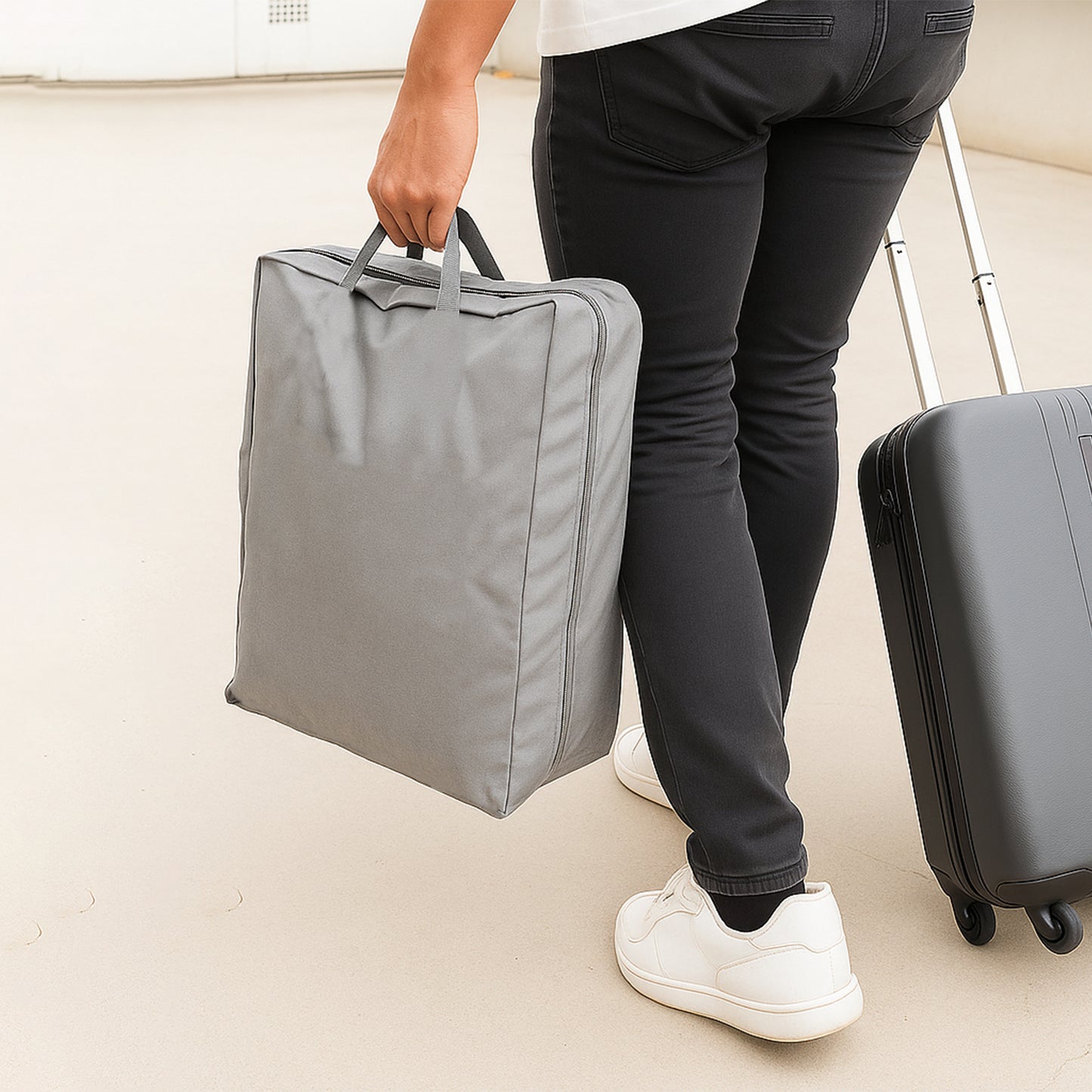 Travel Shoe Bag Organizer (1 Pc) - Waterproof, Foldable Footwear Carrier - Happy Price - Image 5